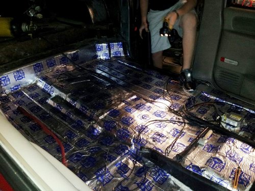 Fatmat Self-Adhesive Fatmat Sound Deadener Kit - 10 Sq Ft X 50 Mil Thick