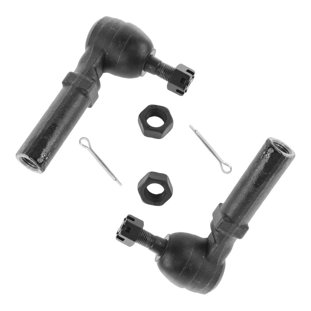 TRQ Front Outer Tie Rod Set Driver & Passenger Side Outer Compatible with 1996-2000 Chrysler Town & Country 2000 Voyager Dodge C