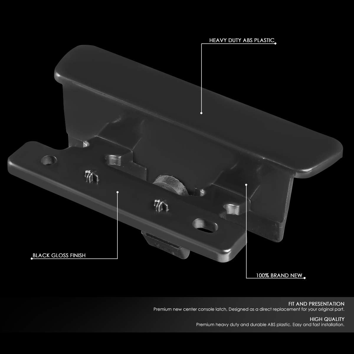 Center Console Armrest Lid Latch Clip Catch Compatible With Gmc Sierra Chevy Silverado Cadillac Escalade 07-14