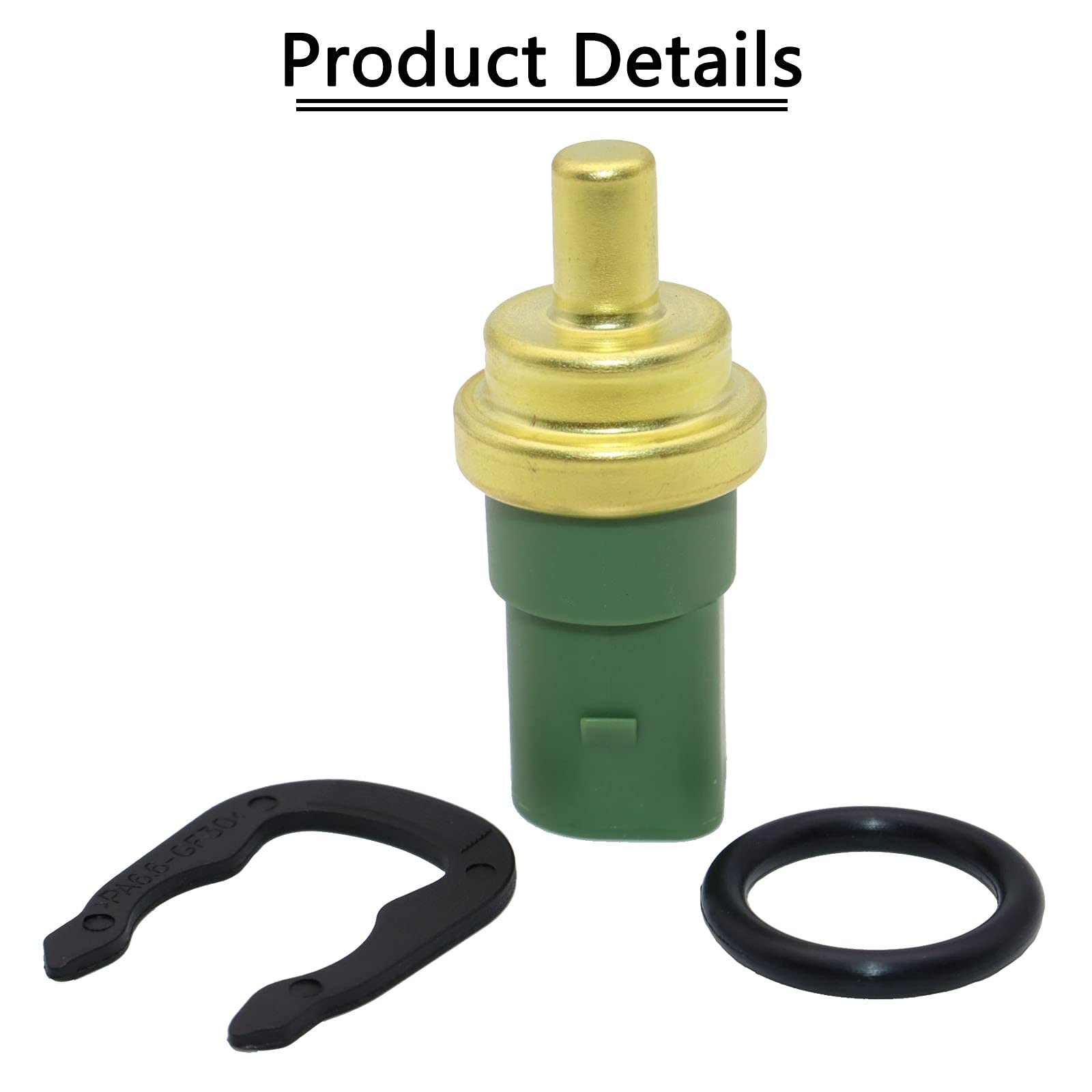 Kejsted Engine Temperature Sensor Sender 059 919 501A Compatible With Volkswagen Passat Golf Beetle Jetta Eurovan Cabrio Polo Audi A4 S4 A6 S6 Tt A8 S8 Rs4 Rs6 Allroad 1998-2010 059919501A