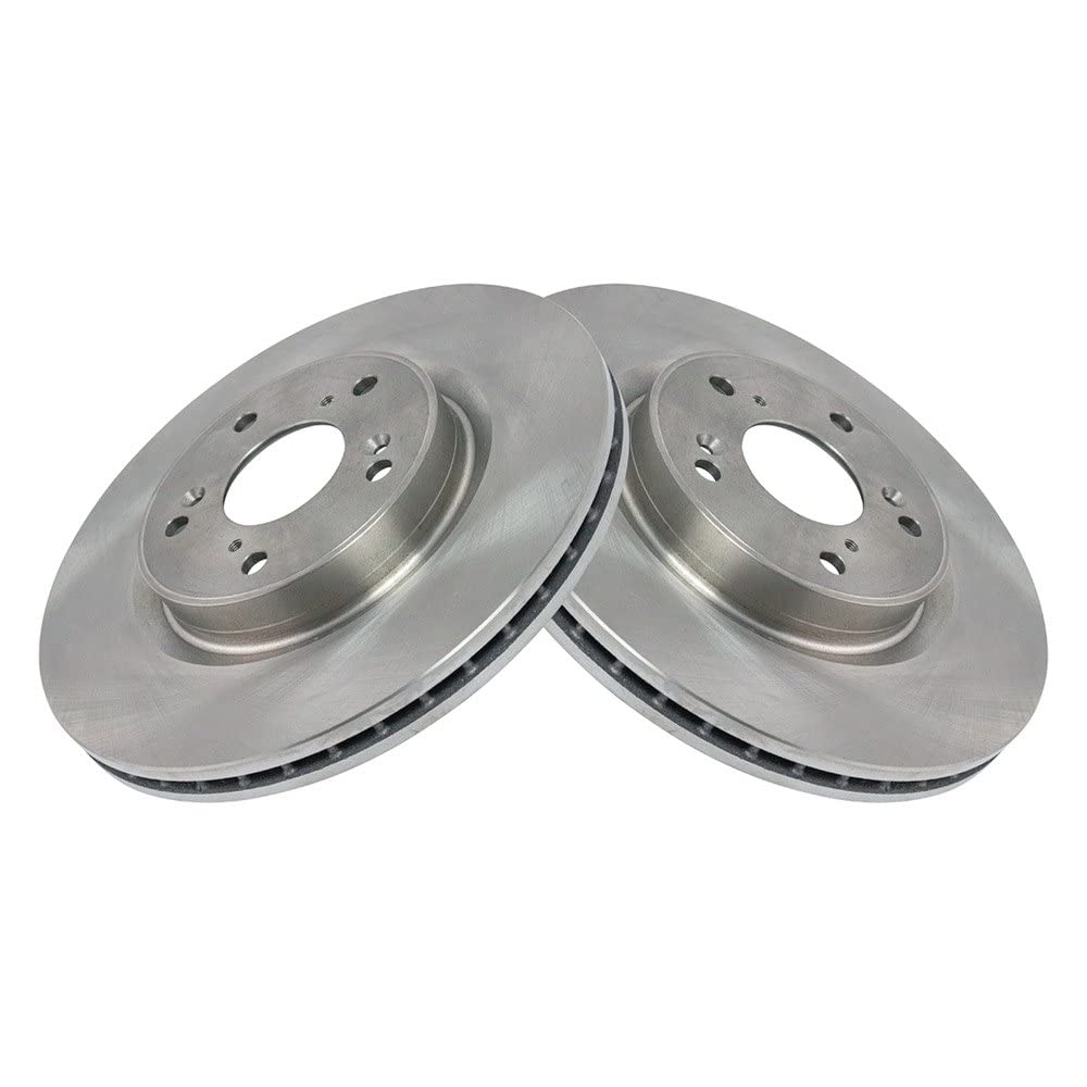 Trq Front Brake Rotors Set Vented Compatible With 2012-2016 Honda Cr-V