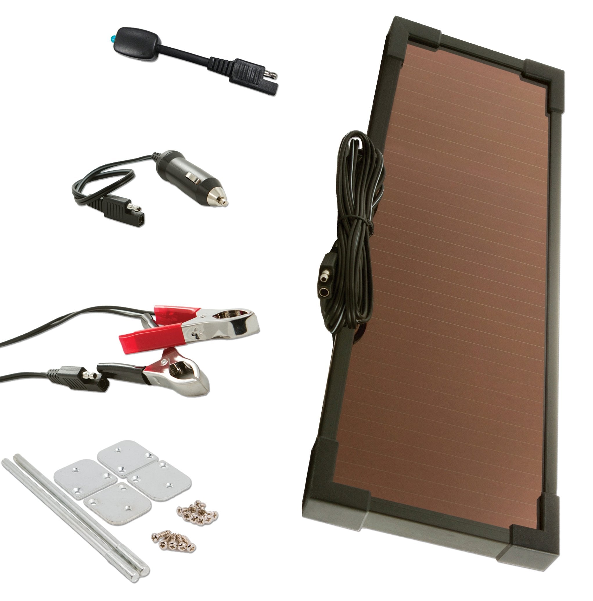 Wirthco 23144 Battery Doctor 9W Solar Panel Charger Maintainer Kit