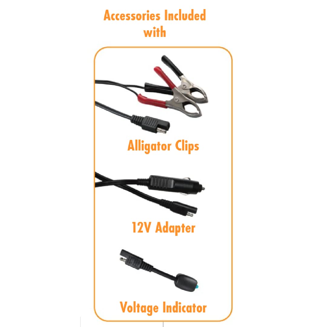 Wirthco 23144 Battery Doctor 9W Solar Panel Charger Maintainer Kit