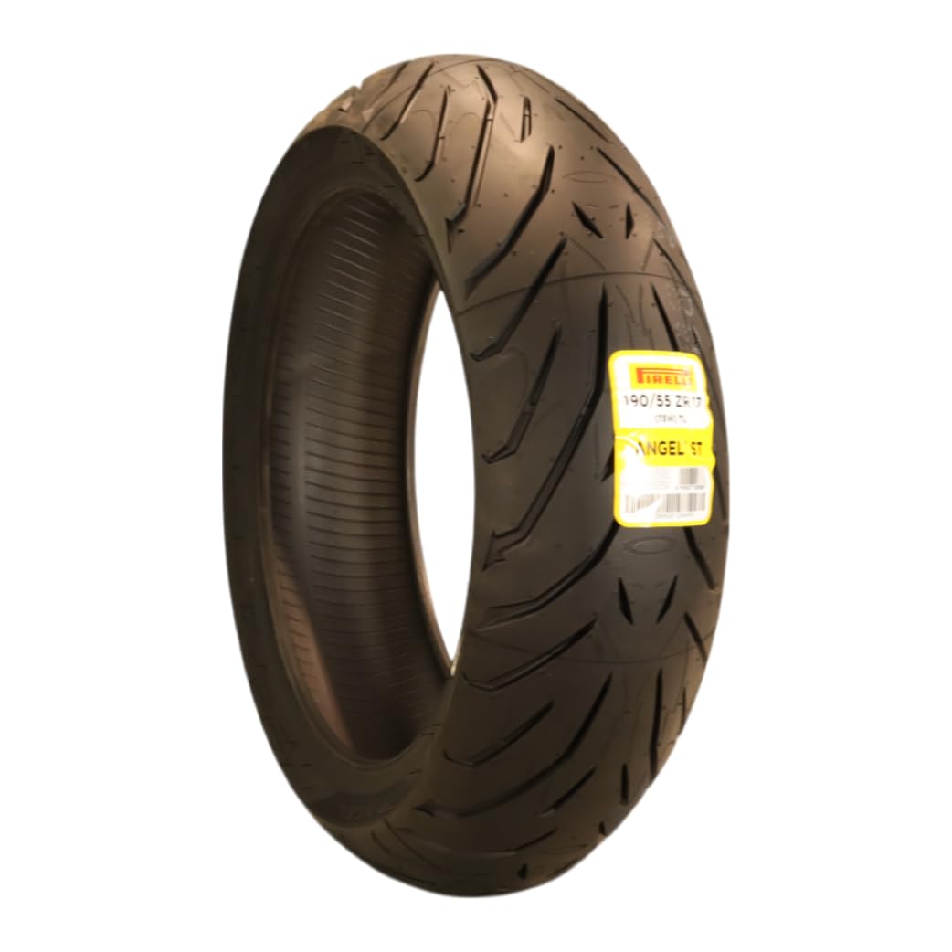 Pirelli Angel ST 190/55ZR17 (75W) Rear Motorcycle Tire - High-Performance Sport Touring Tire for Enhanced Grip, Durability & Sta