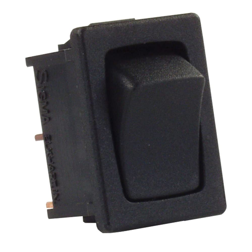 Jr Products 12811-5 Black 12V Mini Momentary On/Off Switch