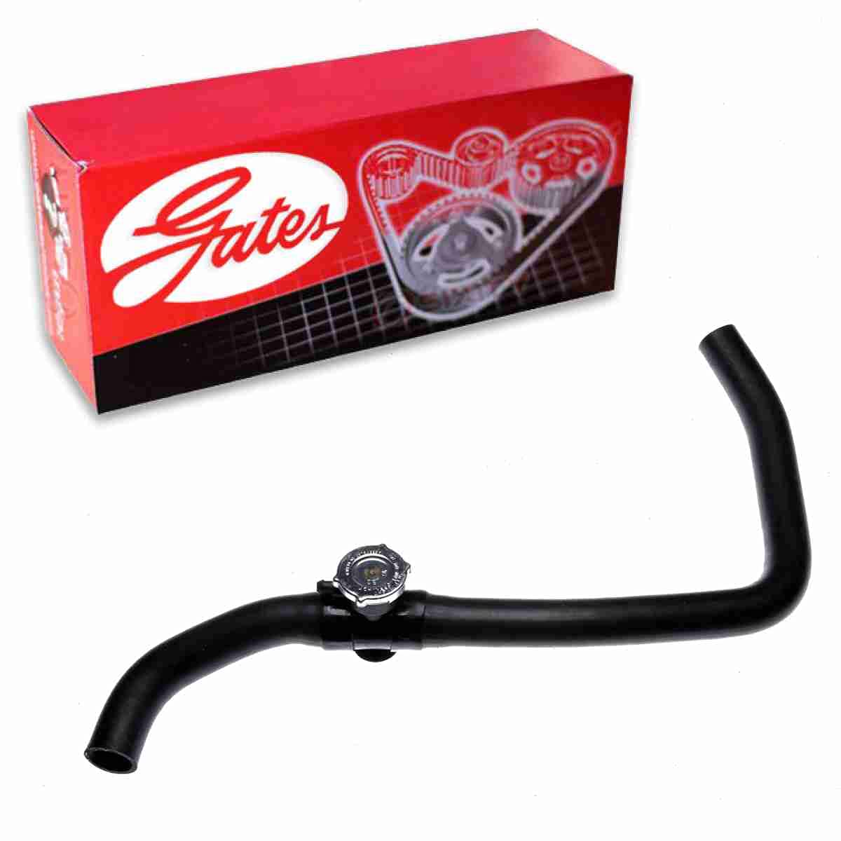Gates Upper Radiator Coolant Hose compatible with Jeep Compass 2.0L 2.4L L4 2007-2017