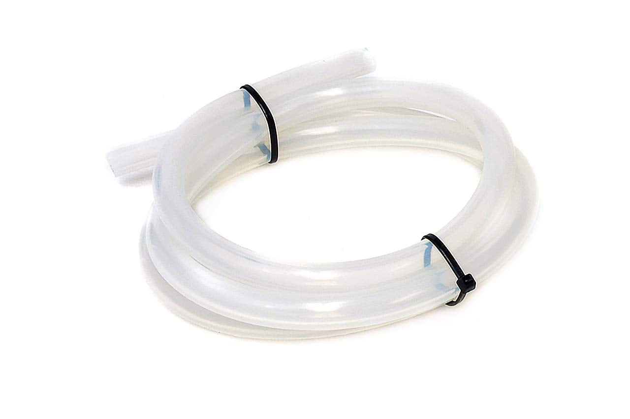 HPS HTSVH95-CLEARx5 Clear 5' Length High Temperature Silicone Vacuum Tubing Hose (40 psi Maxium Pressure, 3/8&quot; ID)