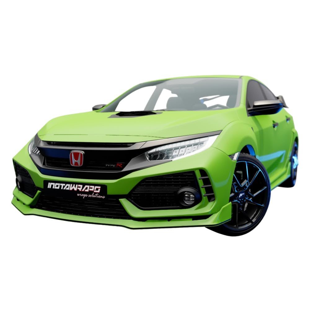 3M Car Wrap Roll 2080 Satin Apple Green | S196 | (5Ft X 60Ft (300 Sq/Ft)) | Automotive Vinyl Wrap For Cars - Car Interior Wrap &