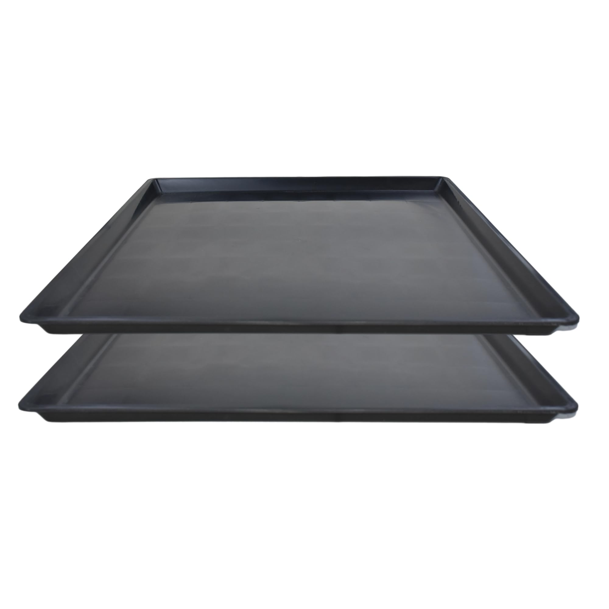 FEICHANGHAO 2 Pack Oil Change Drain Pan, Plastic Mini Fridge Drip Tray for Mini Fridges Air Conditioners Machinery, Oil Drain Pa