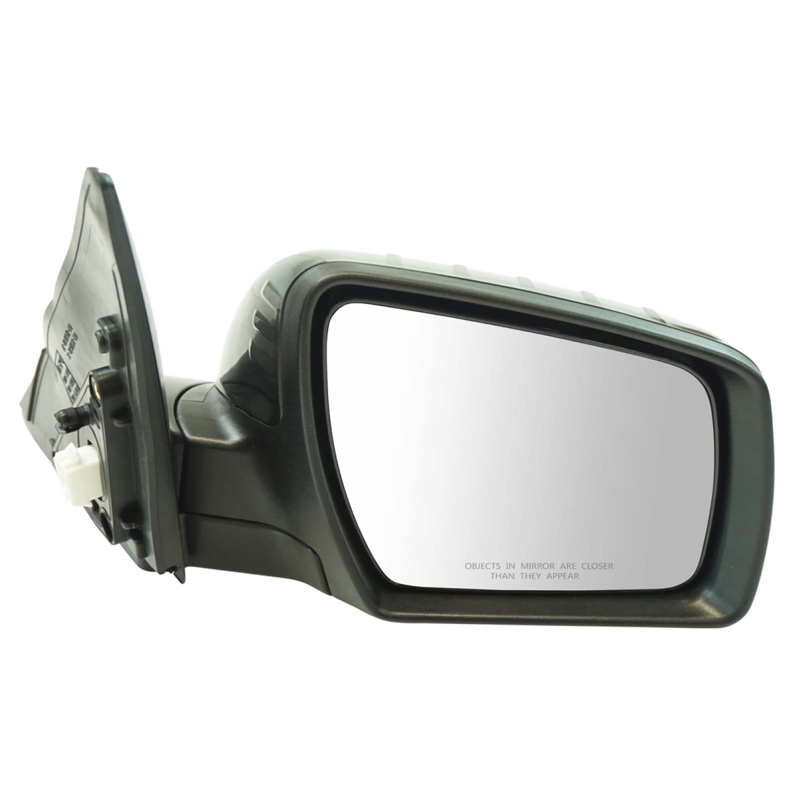 Exterior Power Heated Turn Signal Mirror Black Smooth RH RF Side Compatible with 2012-2013 Kia Soul