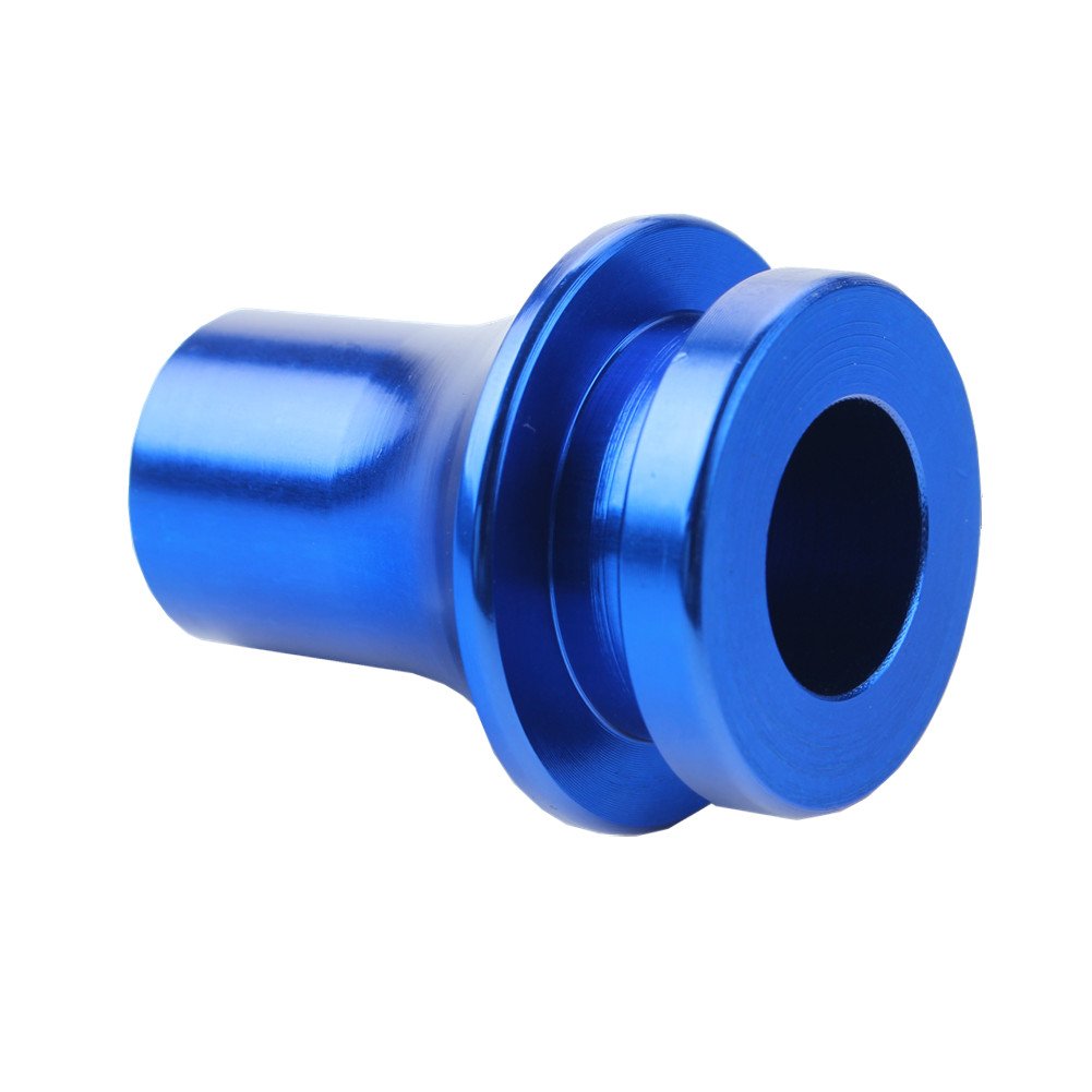 Dewhel Shift Knob Boot Retainer/Adapter For Manual Gear Shifter Lever 10X1.5 Color Blue