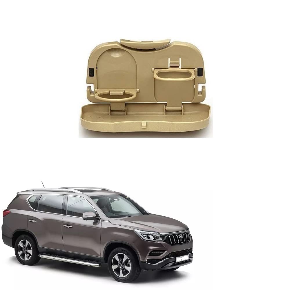 Stylish Foldable Compact Car Back Seat Tray for Food/ Drinks/ Cup/ Bottle Holder Universal Pack of 1 Suitable for Mahindra Altur