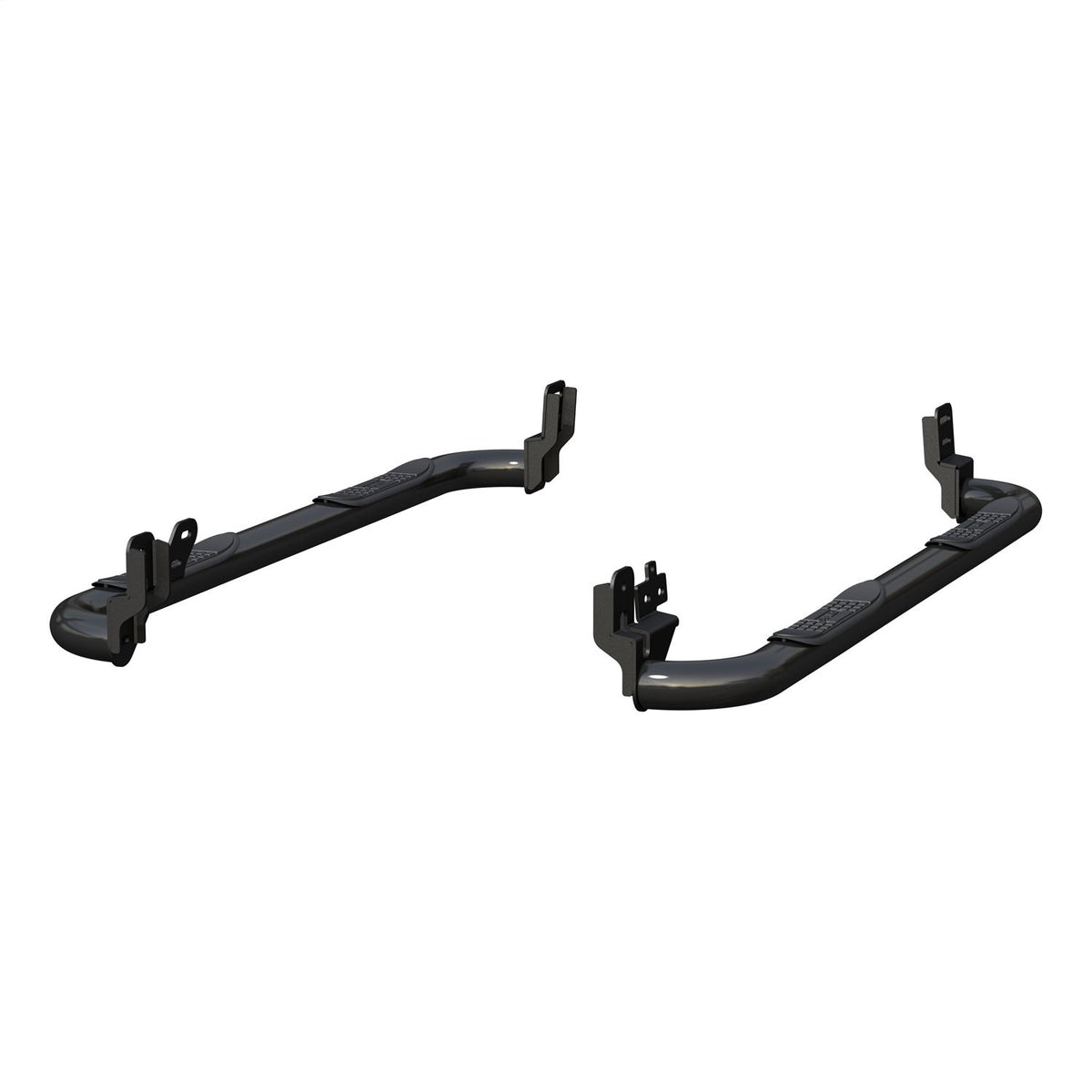 Aries 215040 3-Inch Round Black Stainless Steel Nerf Bars, No-Drill, Select Dodge, Ram 1500