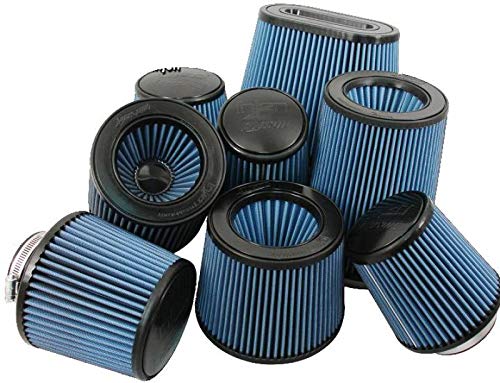 Injen Technology X-1021-BB 3.5'' AMSOIL Ea Nano-Fiber Black and Blue Air Filter