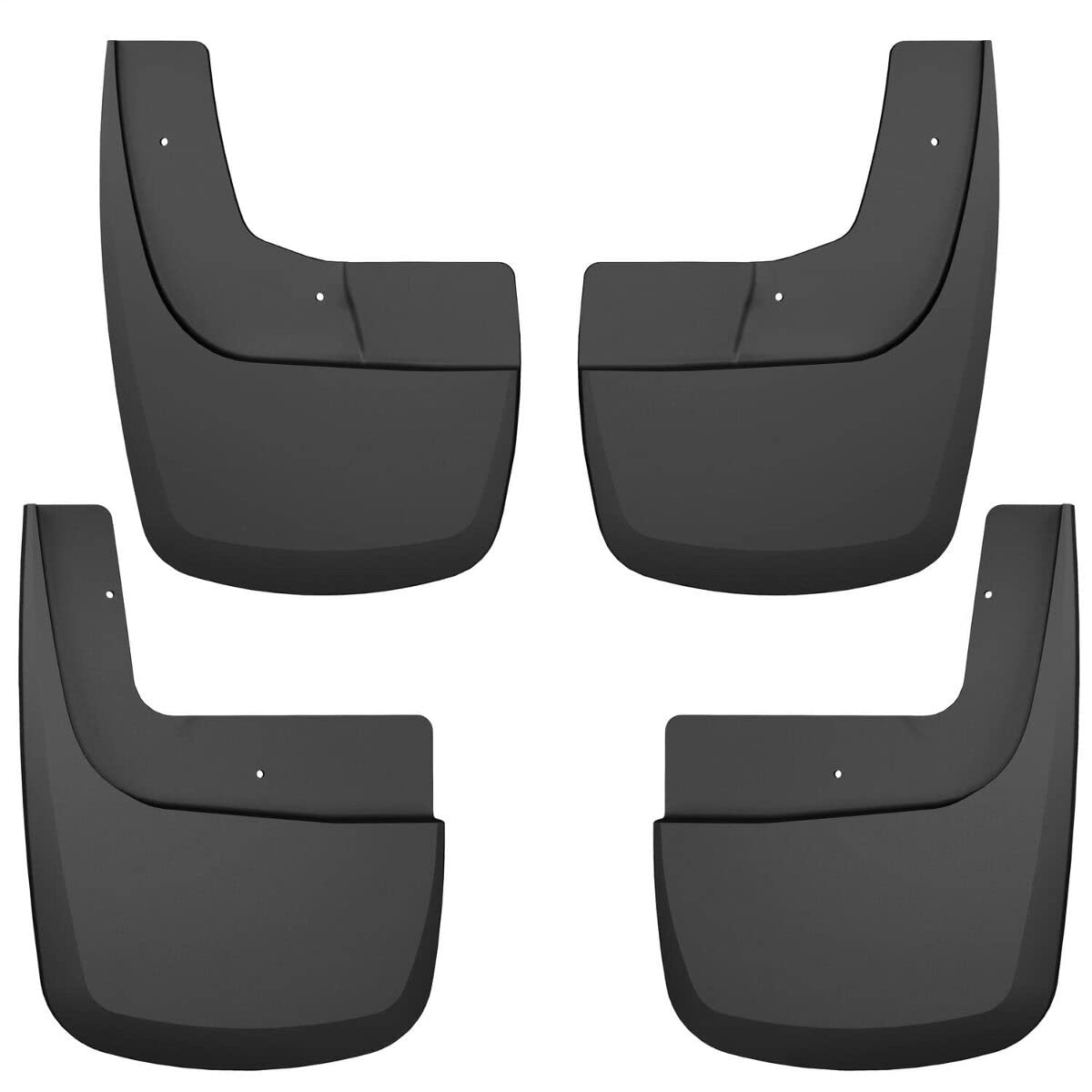 Husky Liners — Front & Rear Mud Guards | Fits 2021-2024 Ford F-150 Raptor Super Crew Cab, Black, 4 Pcs. | 58536