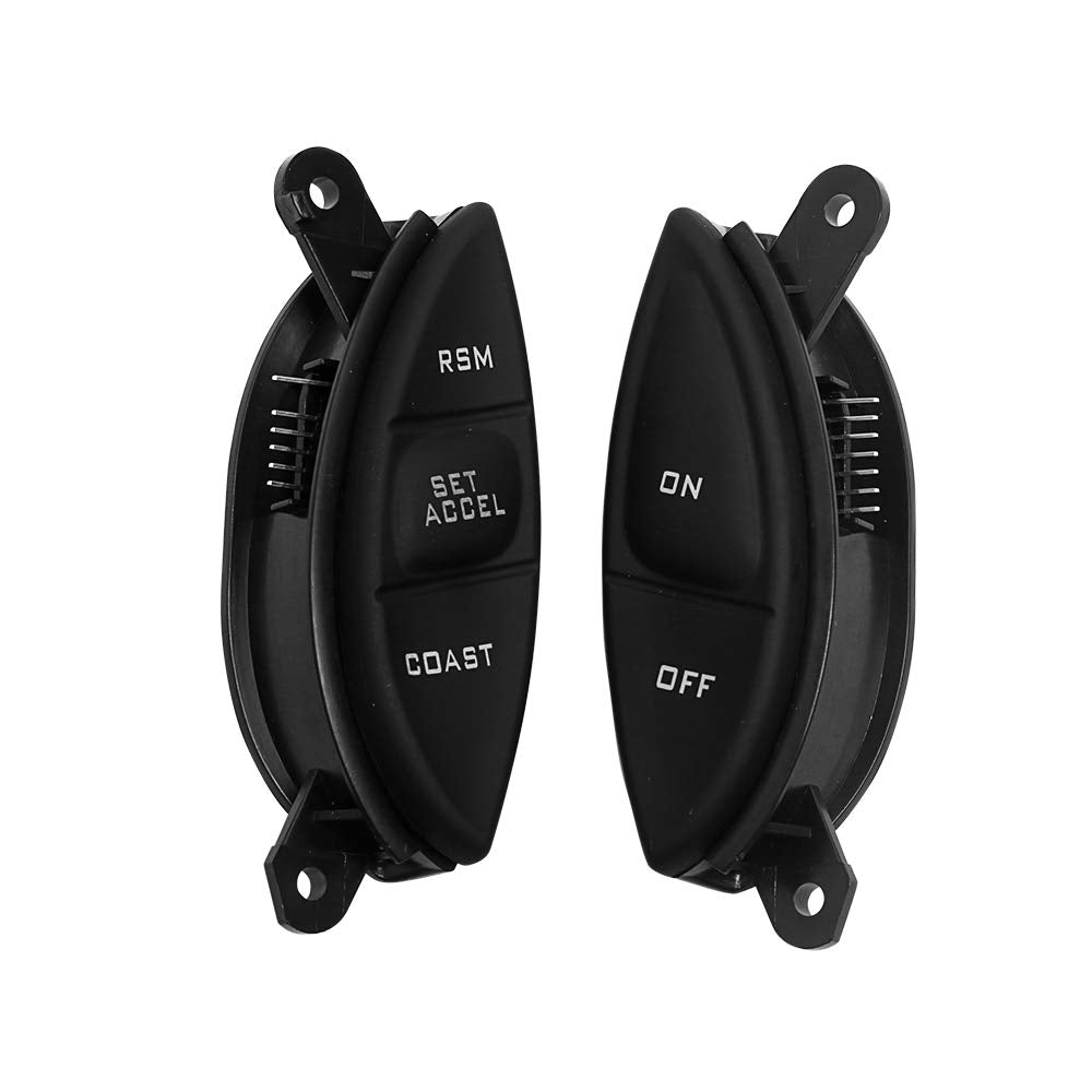 Basiker Steering Wheel Cruise Control Switch Button Fit For Ford Explorer & Ford Ranger Mercury Mazda Perfect Replacement Oem Sw