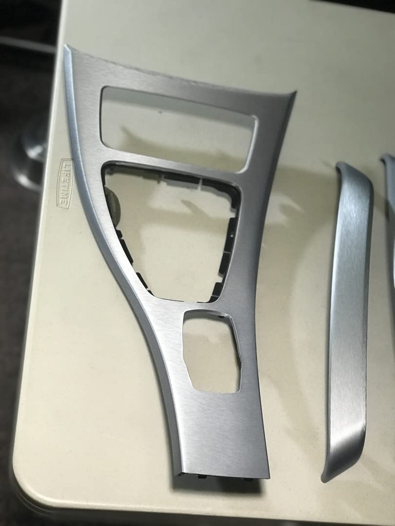 Vvivid Xpo Silver Brushed Steel Car Wrap Vinyl Roll With Air Release Technology (0.5Ft X 5Ft)