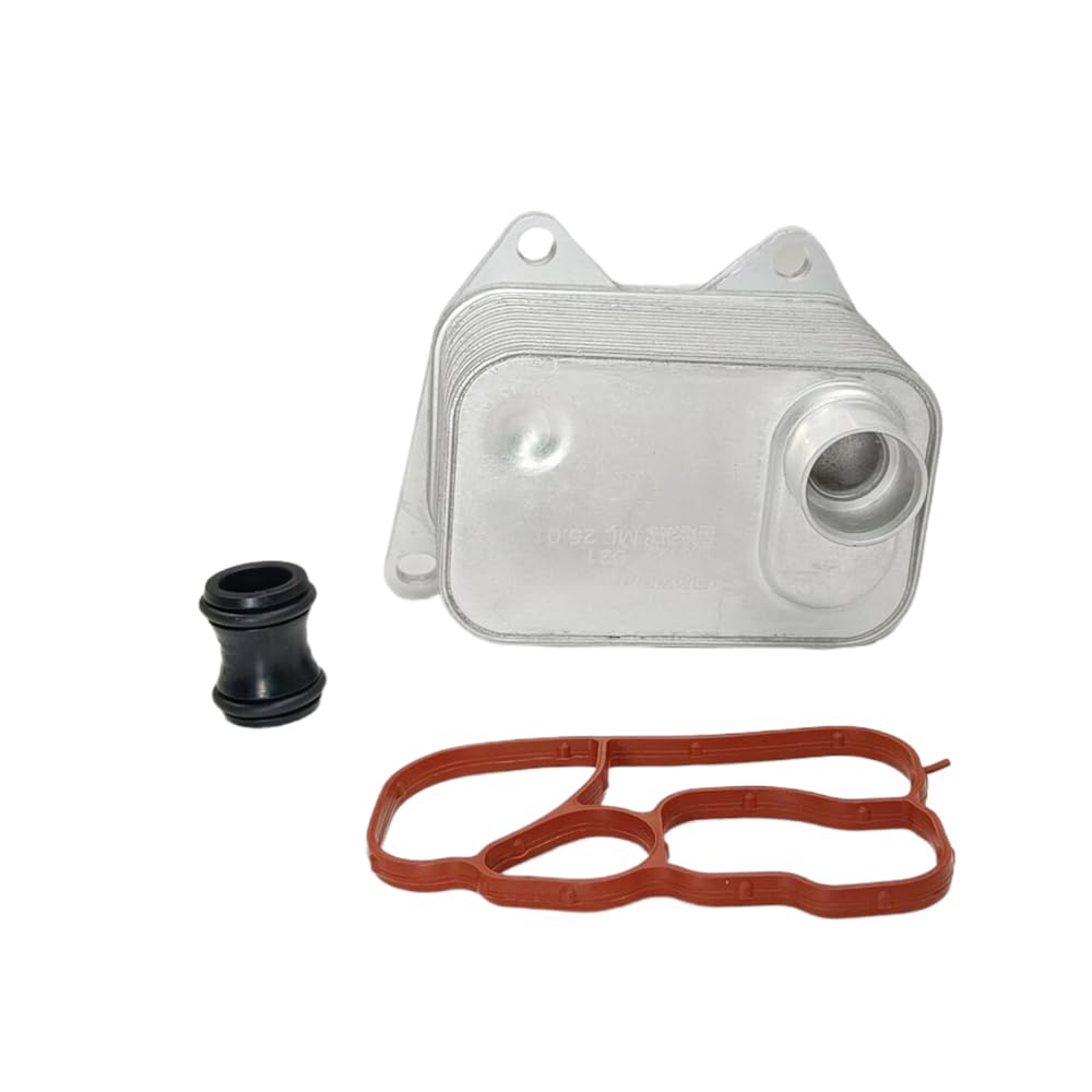 Engine Oil Cooler with Gasket Kit Replacement for Volkswagen Tiguan Passat #06K 117 021 B