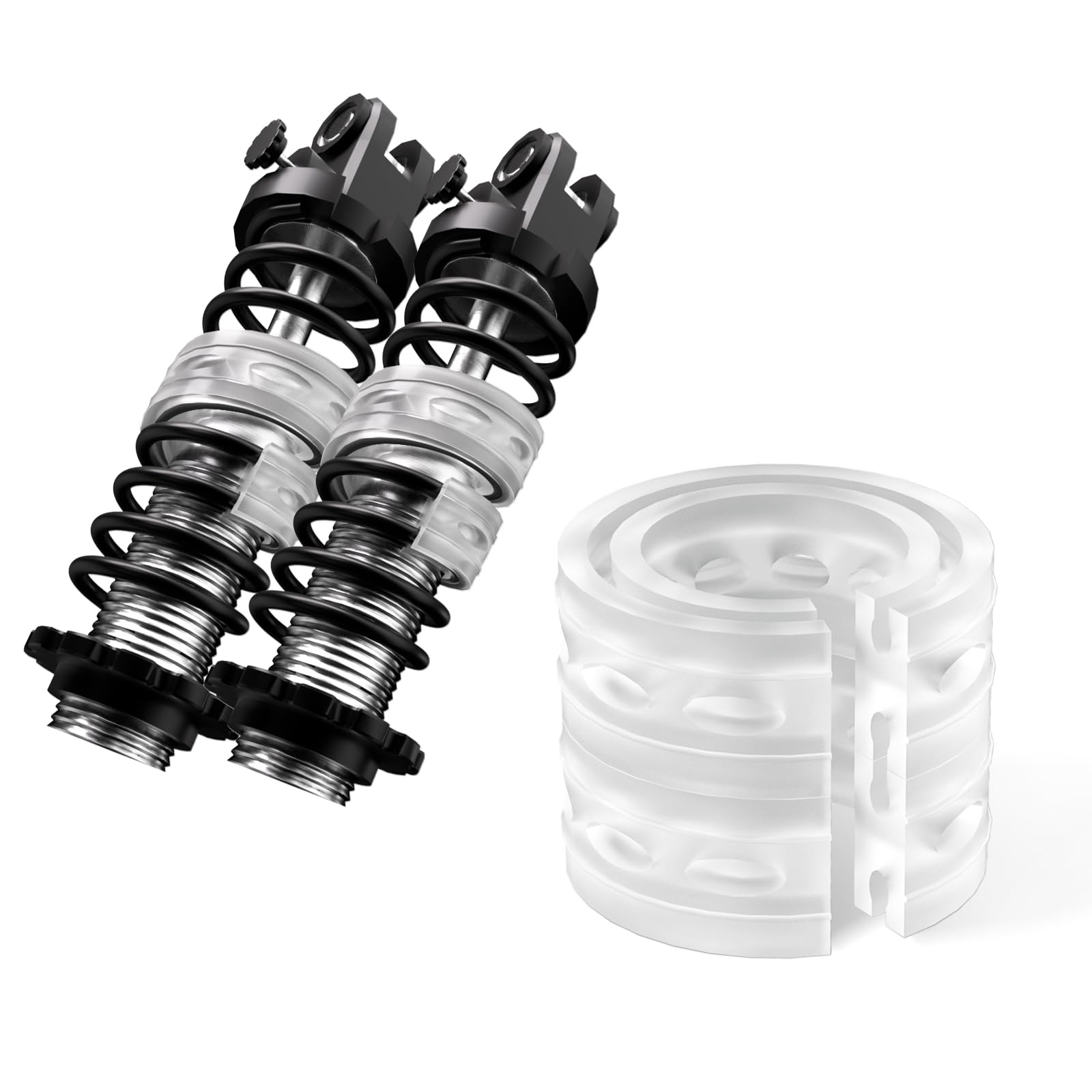 2Pcs Universal Car Shock Absorber Spring Bumper Power Auto Buffers A/B/C/D/E/F Type Spring Bumpers Rubber E Type