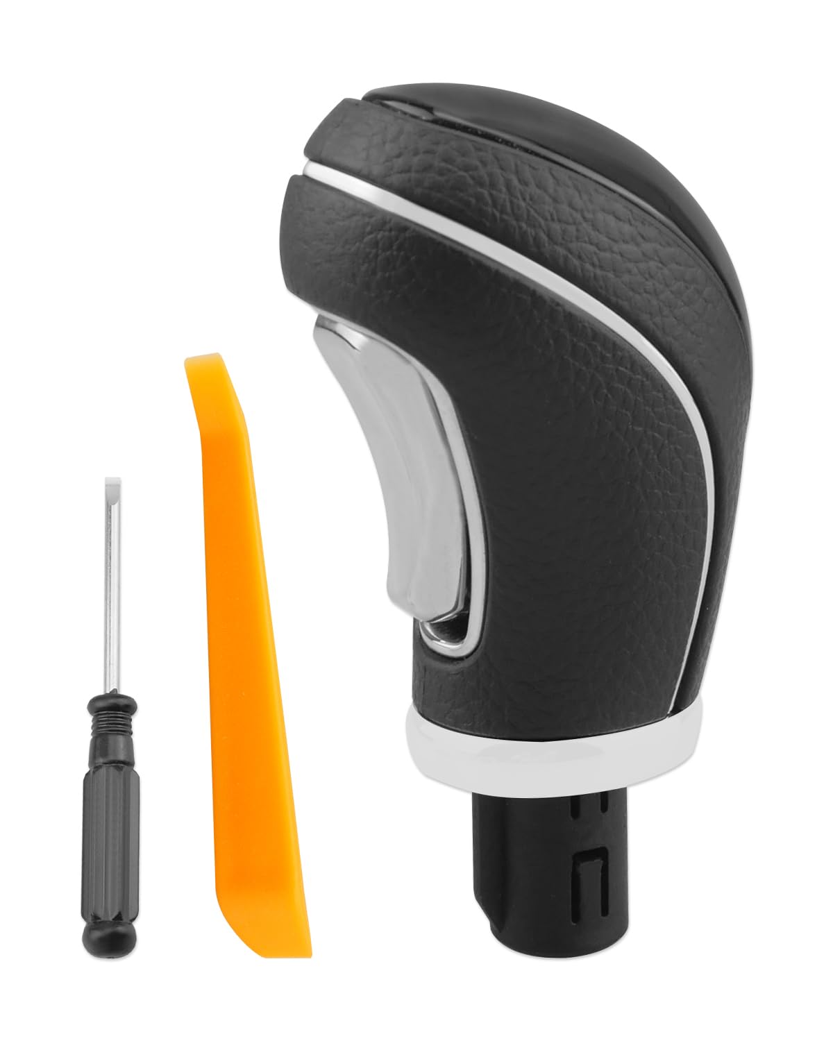 JUQAFY Auto Gear Shift Lever Knob Kit Fit for Hyundai Azera 2012 2013 2014 2015 2016 Fit for Sonata 2011 2012 2013 2014 2015, Re