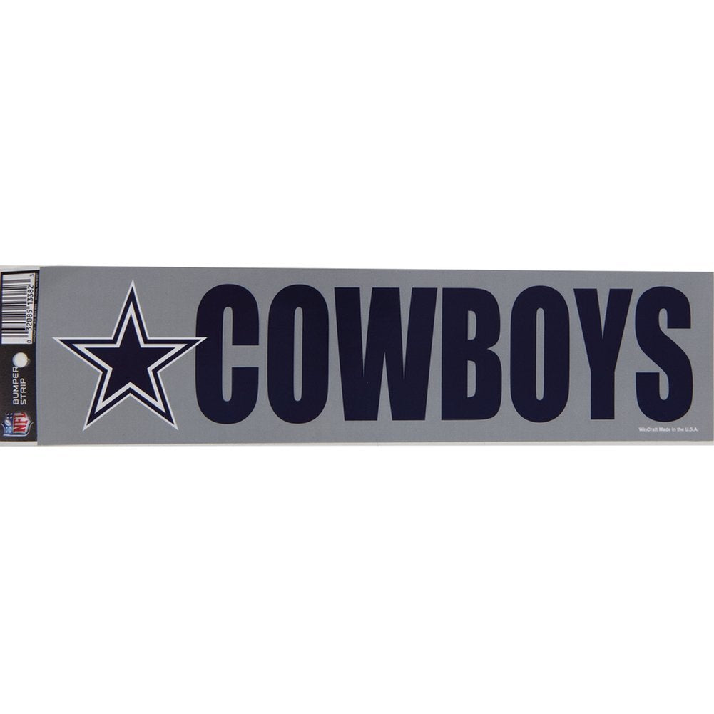NFL Dallas Cowboys Decal Bumper Sticker, Team Color, One Size