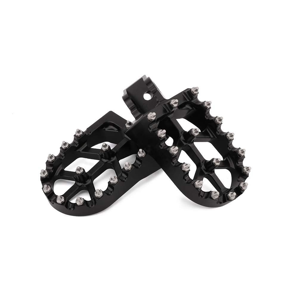Anxin Dirt Bike Foot Pegs Wider Footpegs Foot Pedals Rests Cnc For Kx65 00-23 Kx85 01-23 Klx 140 Klx140 08-23 Kx100 98-21 Kx112