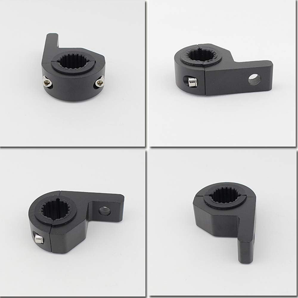 Motorcycle Mounting Bracket 2Pcs 0.75'' 1'' 1.25'' Horizontal Bull Bar Mounting Bracket Driving Fog Lights Work Auxiliary Lights