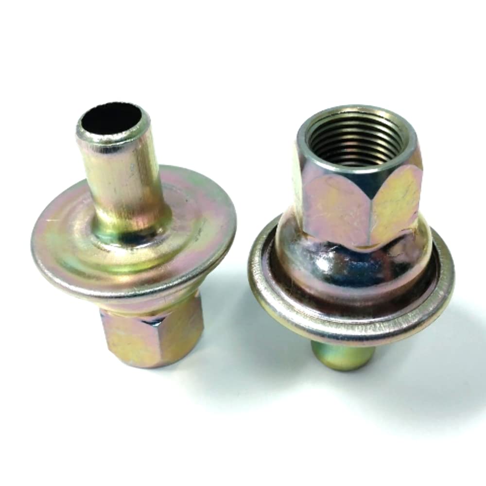 Pirate Mfg Check Valves for Universal Crankcase Evacuation System Zinc Finish