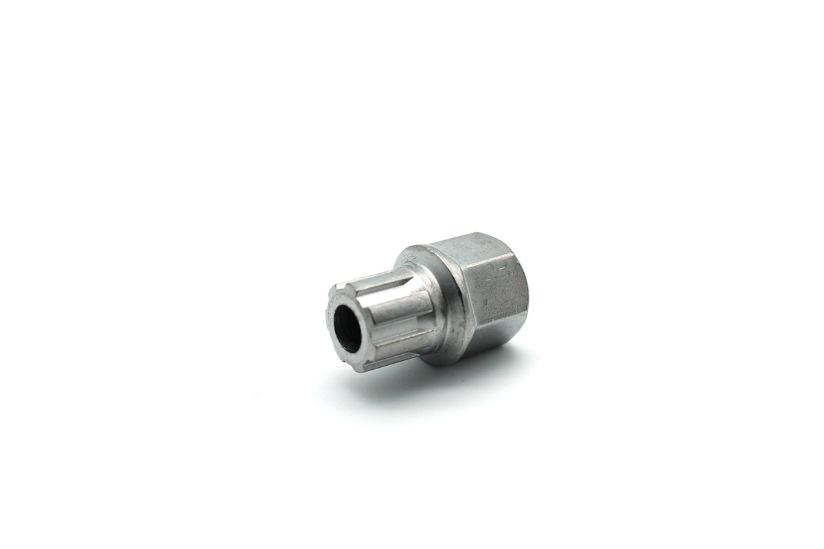 Temo 52/7Pt Wheel Lock Lugnut Anti-Theft Lug Nut Screw Removal Key Socket S3057 For Vw Audi