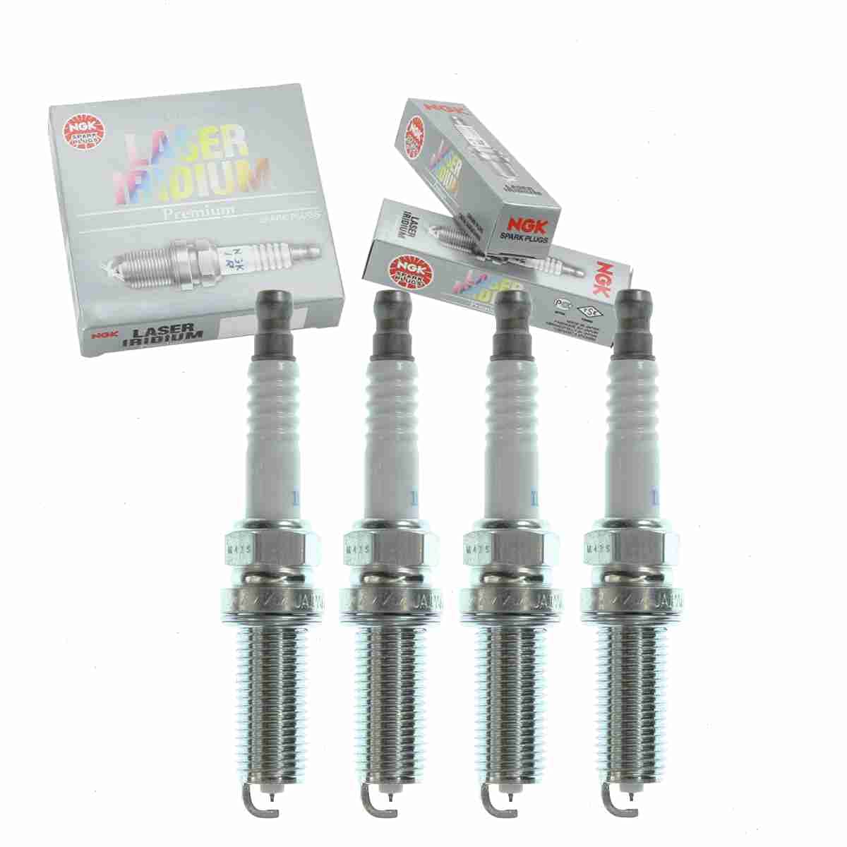 4 pc NGK Laser Iridium Spark Plugs compatible with Mazda 6 2.5L L4 2014-2020