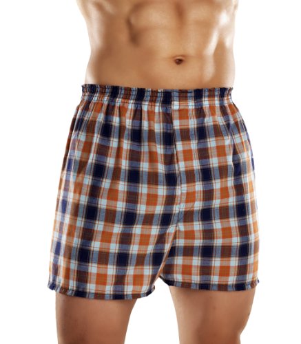 Fruit Of The Loom Mens Big And Tall Size Tartan Boxers,Assorted,Xx-Large(Pack Of 5)
