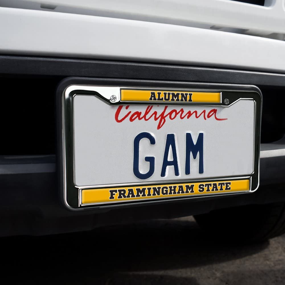 Framingham State University Alumni Logo Full Size Standard License Plate Metal Frame