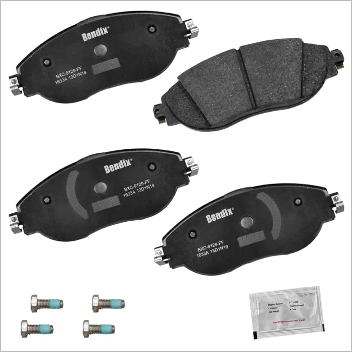 Bendix Priority1 Cfc1633A Ceramic Front Brake Pads Compatible With Audi Q3 2024-2019, Volkswagen Arteon 2023-2021, Gti 2024-2023