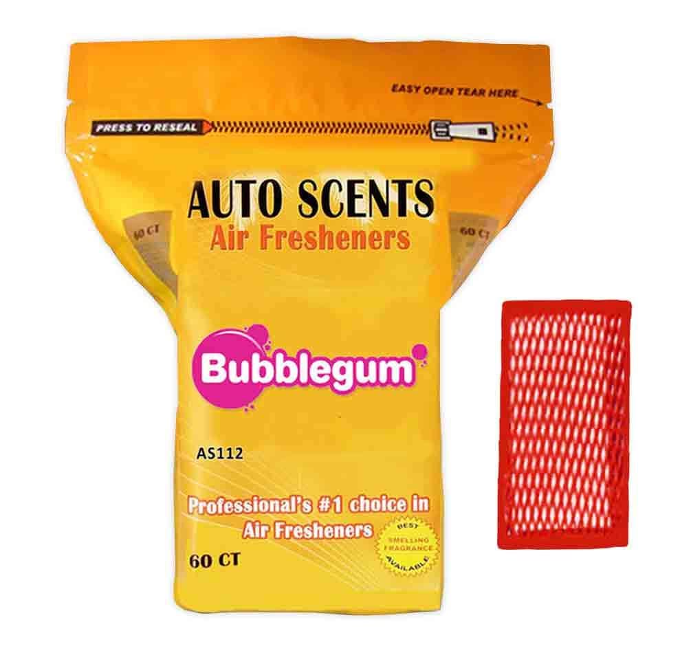 Professional Air Freshener Pads - Remove The Worst Smells With These Heavy Duty Pads (60 Pads Per Pack) (Bubble Gum)