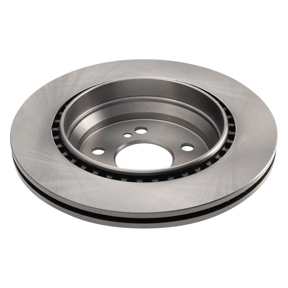 Trq Rear Brake Rotors Set Vented Compatible With 2000-2003 Mercedes-Benz Cl500 2000-2006 S430 2001-2006 S500