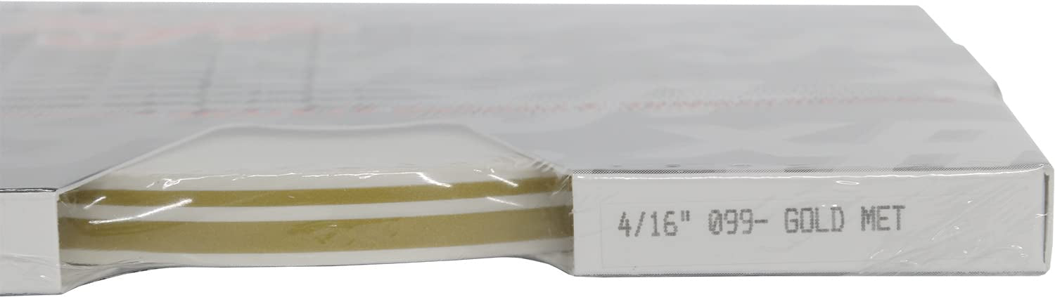 Universal TFX 0004099 - Auto Customizing Dual Pinstripe - 4/16&quot; x 150' (1/8” Stripe, 1/16&quot; Gap, Then 1/16” Stripe) - 099-Gold Metallic