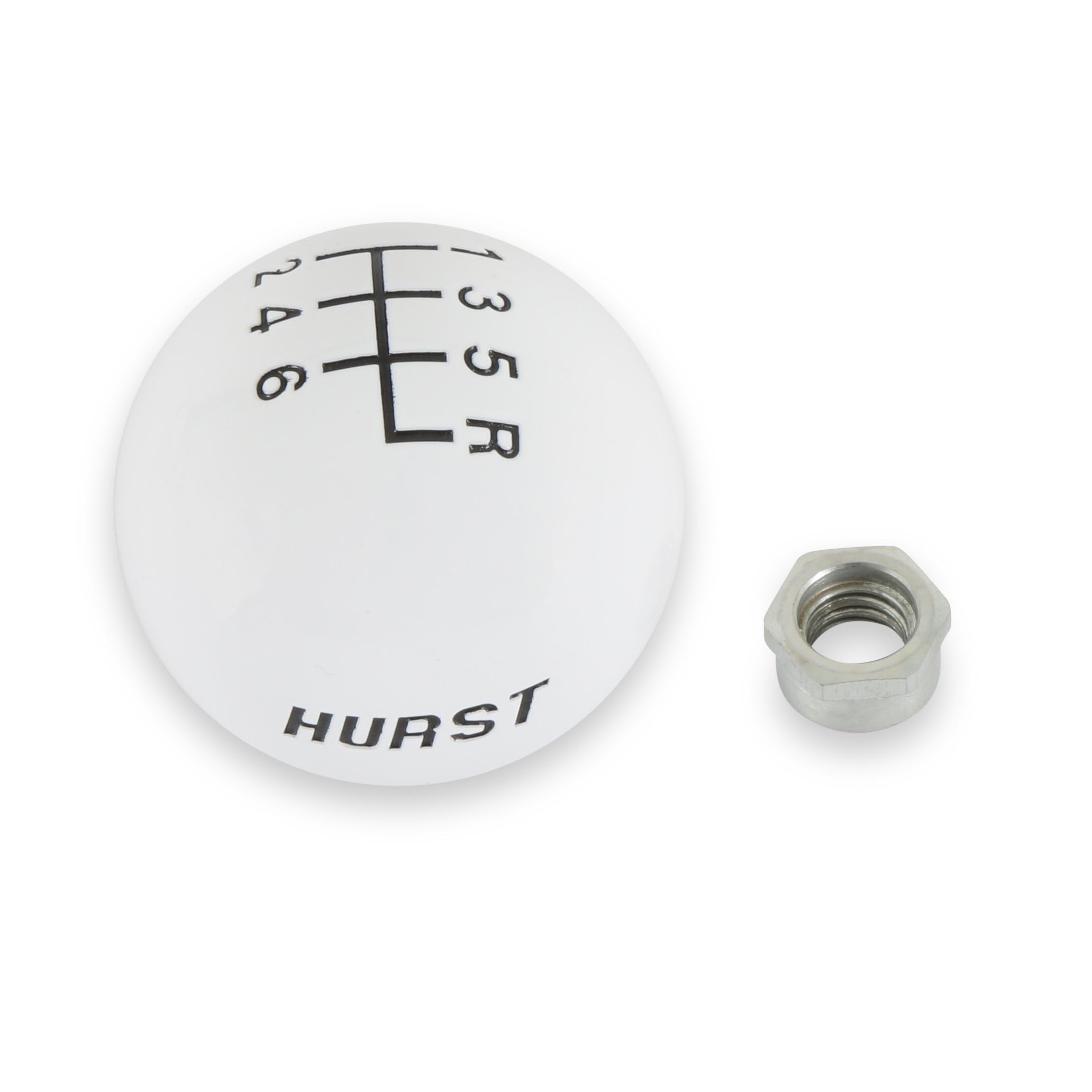 Hurst 1630040 Classic 6-Speed Knob , White