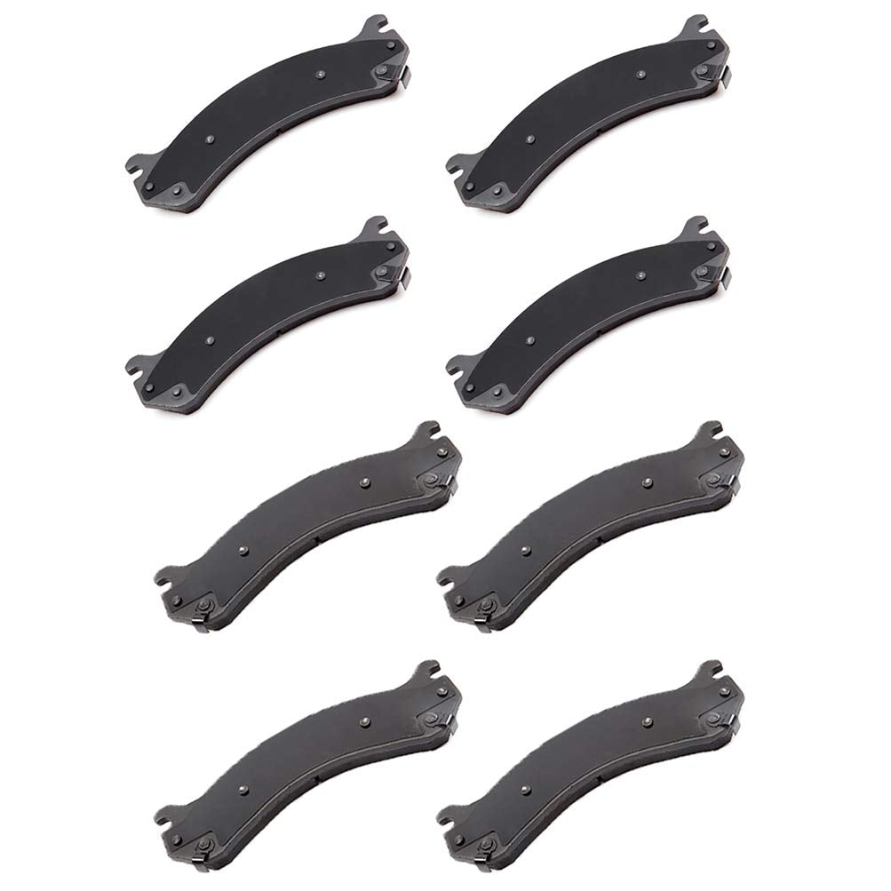 Automuto D784 & D909 Ceramic Brake Pads Kits, Front Rear Brake Pads Set Fit For Chevy Silverado 3500,Silverado 3500 Classic,Silv