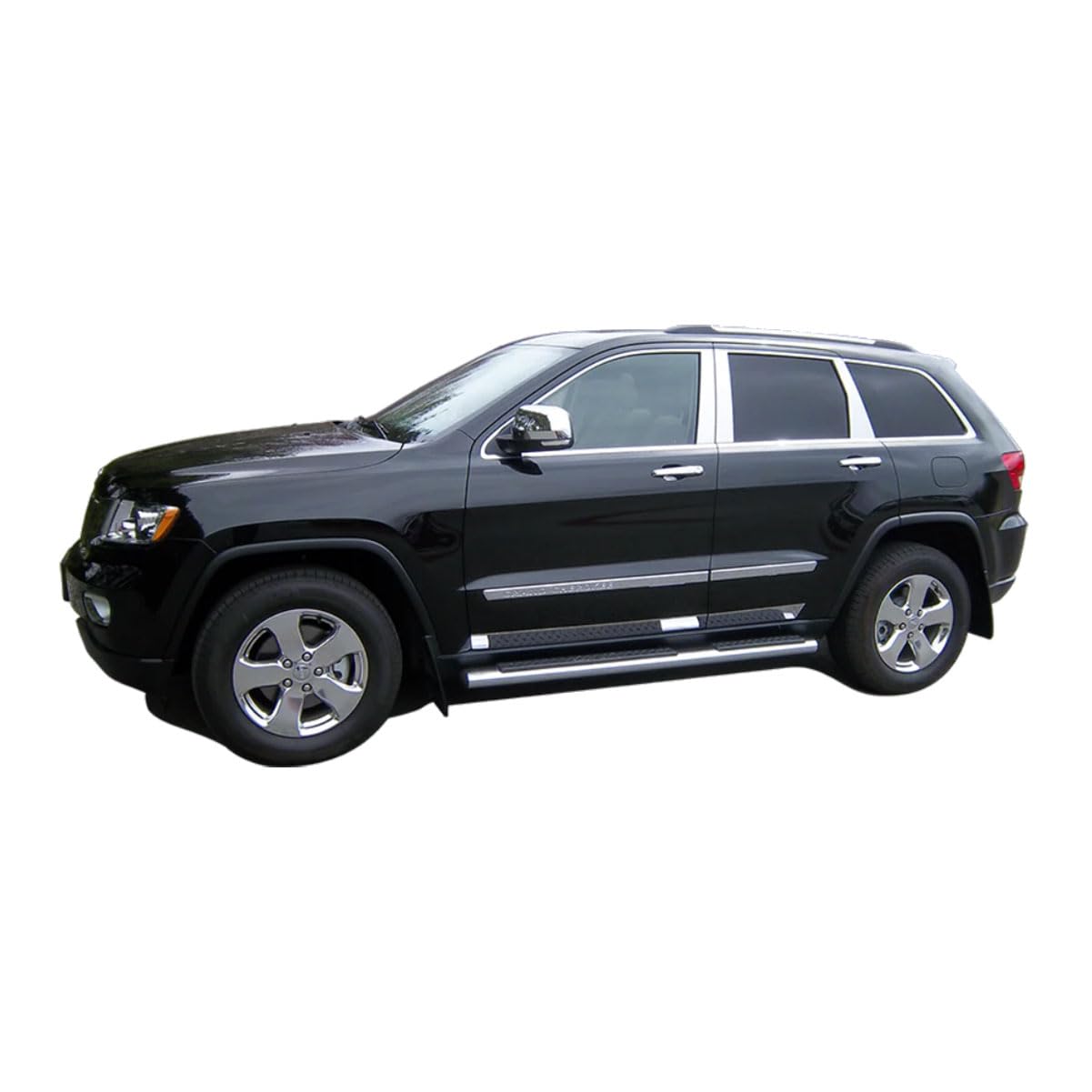 Qaa Is Compatible With 2011-2020 Jeep Grand Cherokee 1 Piece Stainless Gas Door Cover Trim Gc51080