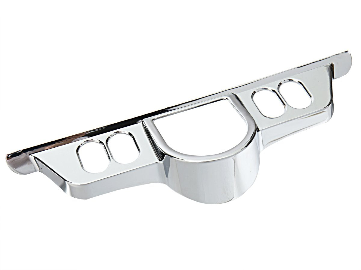 Chrome Switch Dash Panel Accent Cover For Harley Touring 96-13 Electra Glide/Street Glide Flhx 06-13