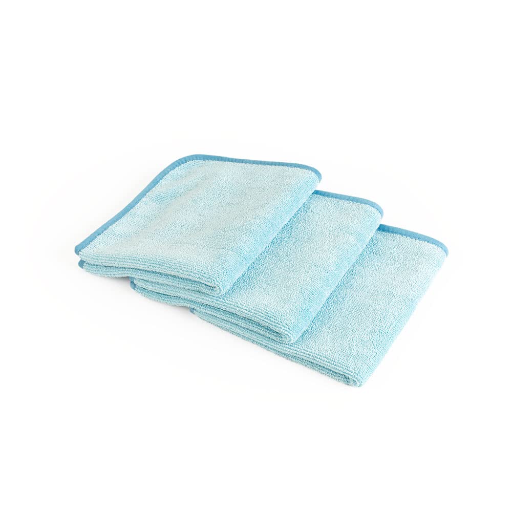 The Rag Company - Premium Ftw - 70/30 Blend Microfiber Cleaning Towels For Glass, Windows, Mirrors, Polished Surfaces - Streak-F