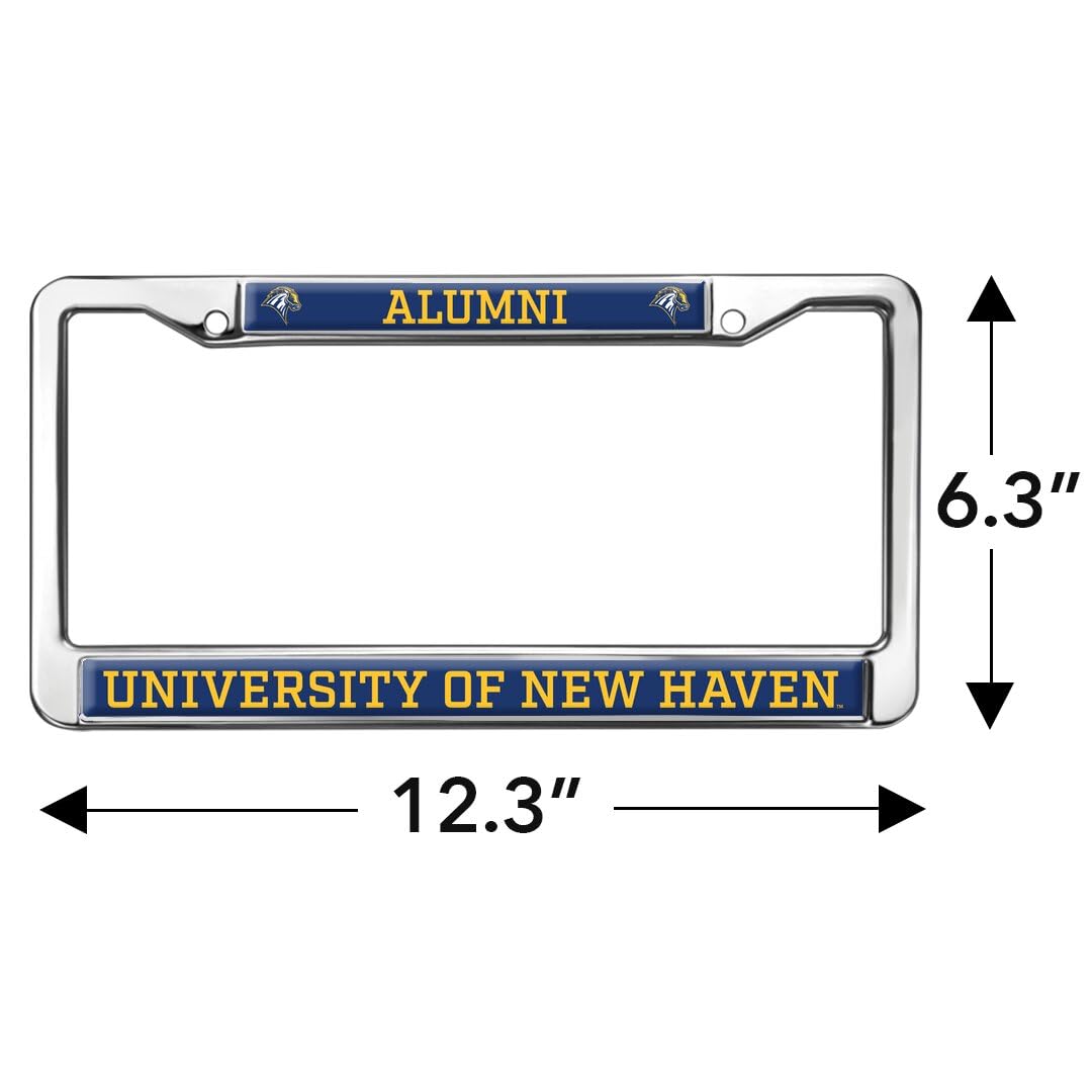 University of New Haven Alumni Full Size Standard License Plate Metal Frame