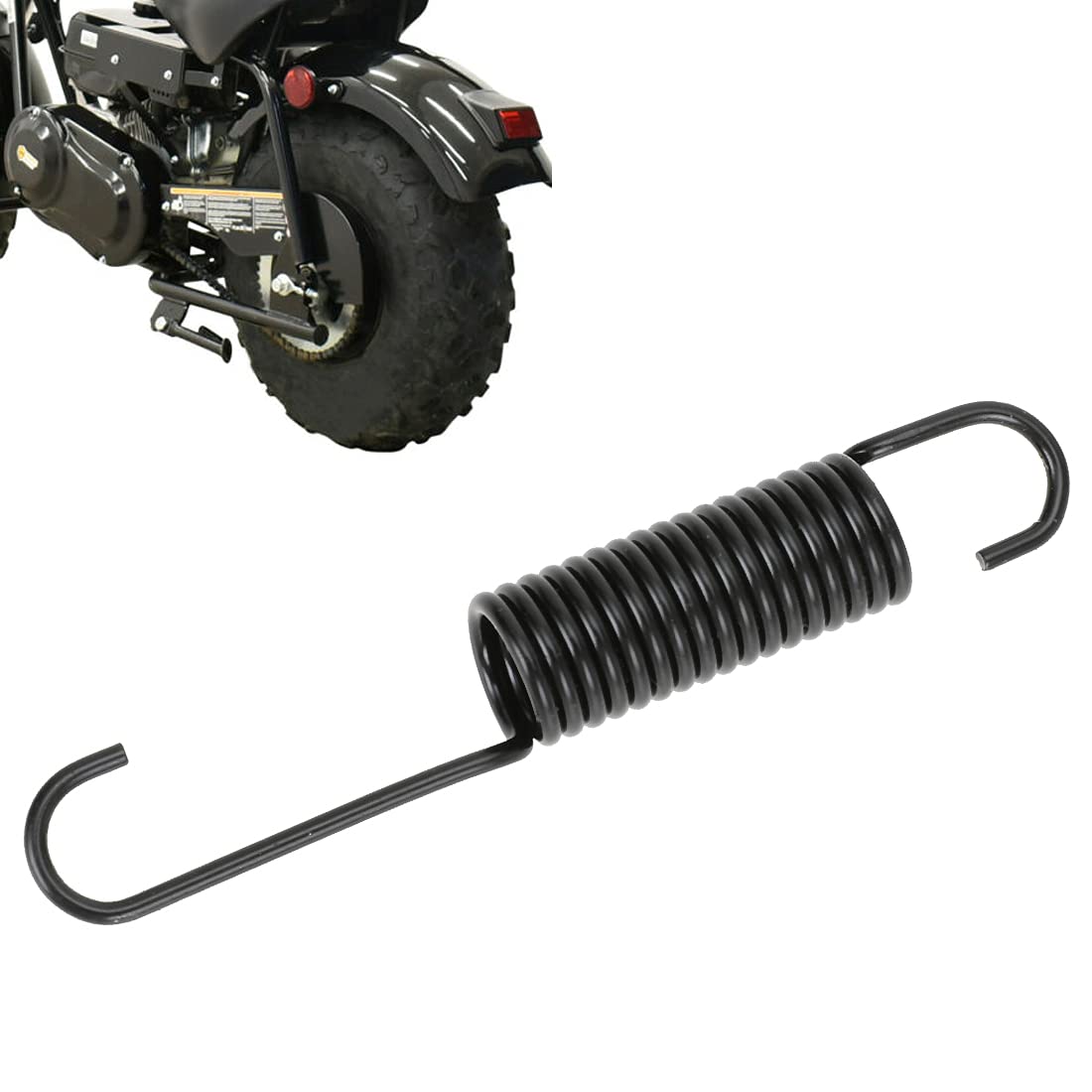 Fvrito Side Stand Kickstand Spring For 196Cc 6.5Hp Massimo Hensim Trailmaster Baja Doodle Bug Blitz Dirt Bug Racer Db30 Heat Warrior Mb165 Mb200 Coleman Ct100U Motovox Mbx10 Mbx11 Mini Bike Motorsport