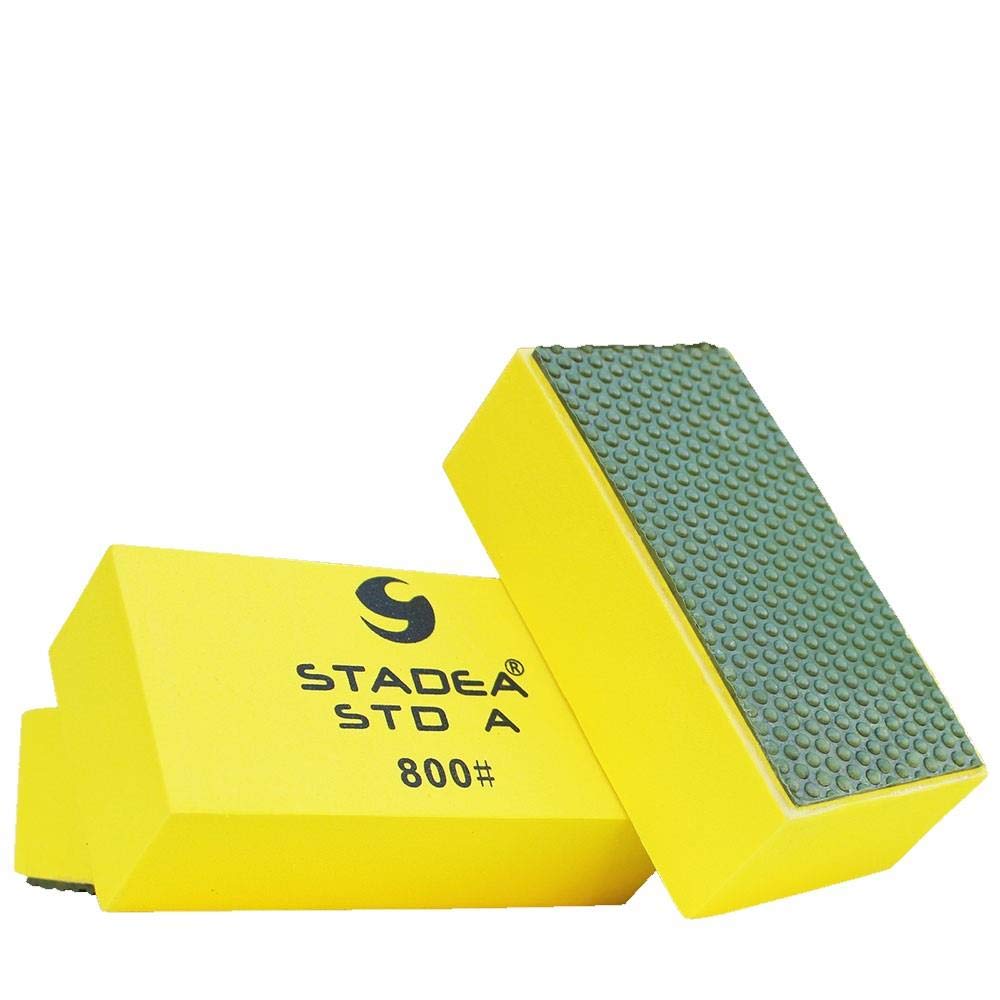 Stadea Diamond Hand Pads For Glass : Grit 800 (Granite, Concrete, Marble, Stone Polishing) 1 Piece