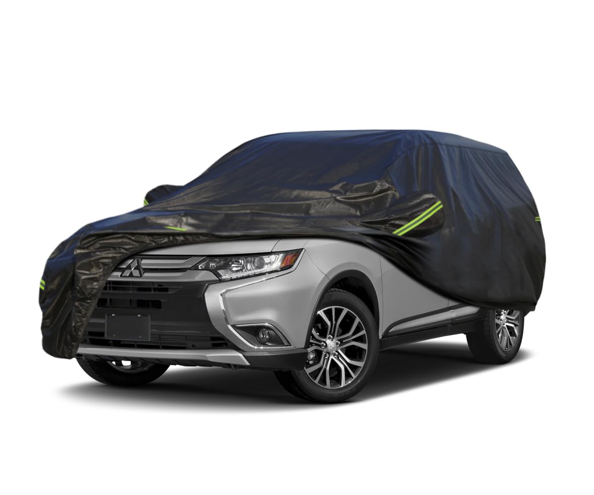 Koukou Waterproof Suv Car Cover Suitable For Mitsubishi Outlander From 2001 To 2025, 7 Layers Windproof All Weather Waterproof O