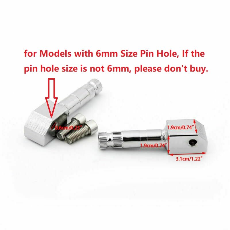 Areyourshop Motorcycle Front/Rear Footboards Floorboard For Honda Shadow Aero 750 Vt750(Only For Models With 6Mm Size Pin Hole)