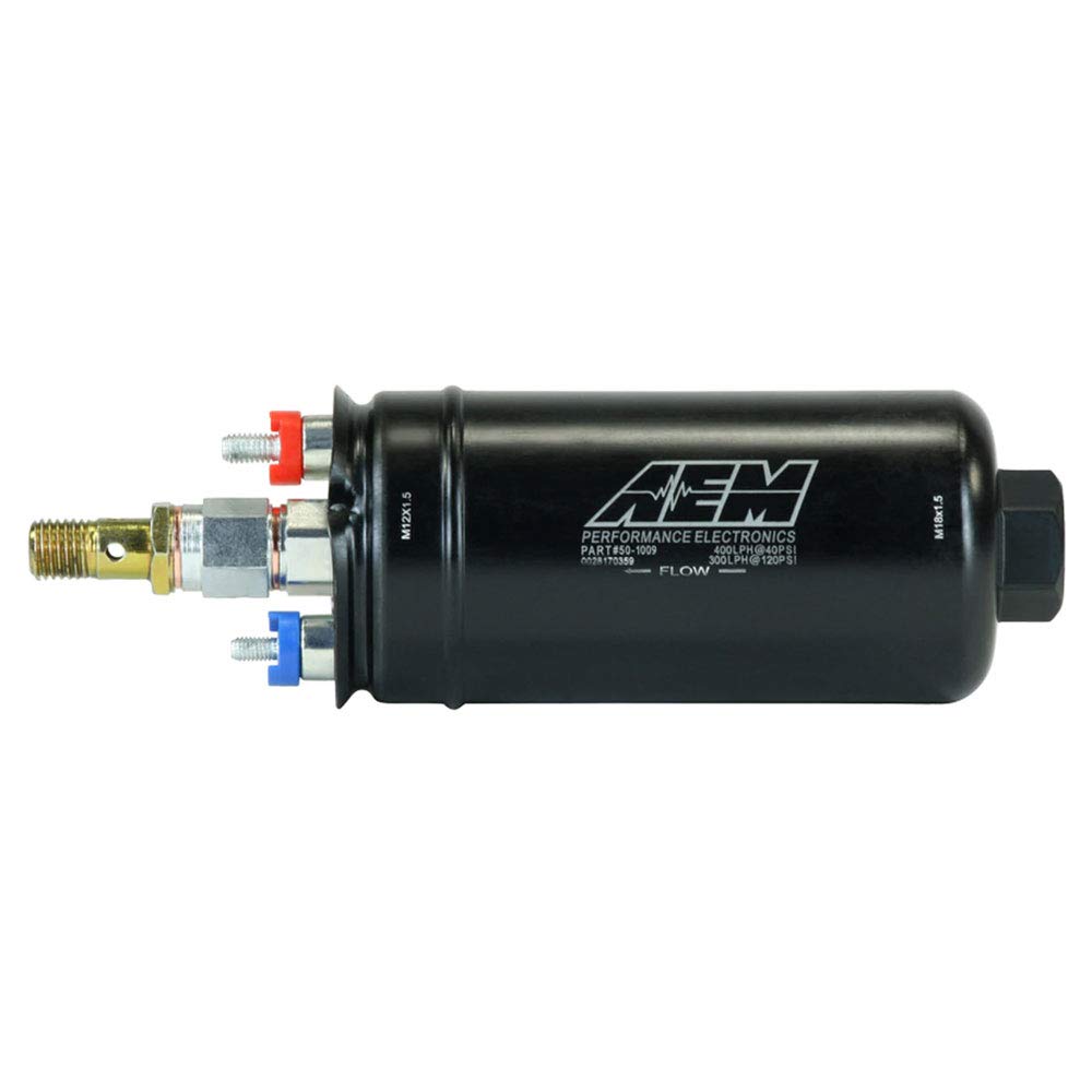 Aem Electron 501009 400Lph Inline High Flow Fuel Pump.