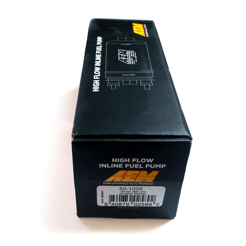Aem Electron 501009 400Lph Inline High Flow Fuel Pump.
