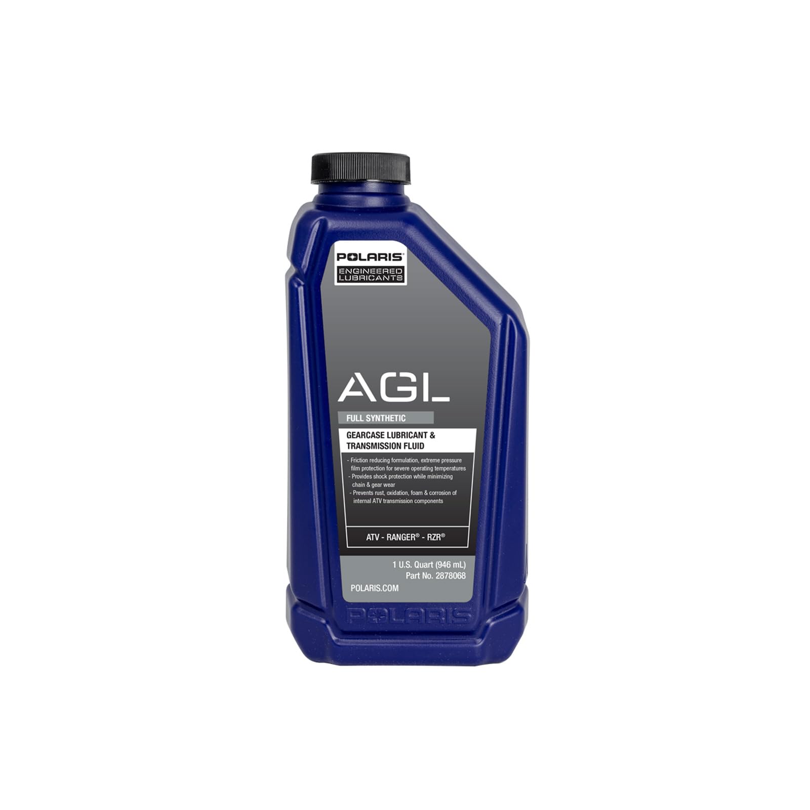 Polaris Agl Transmission Fluid And Gearcase Lubricant Full Synthetic For Off Road Vehicles With 4 Stroke Engine, Motor Oils For 