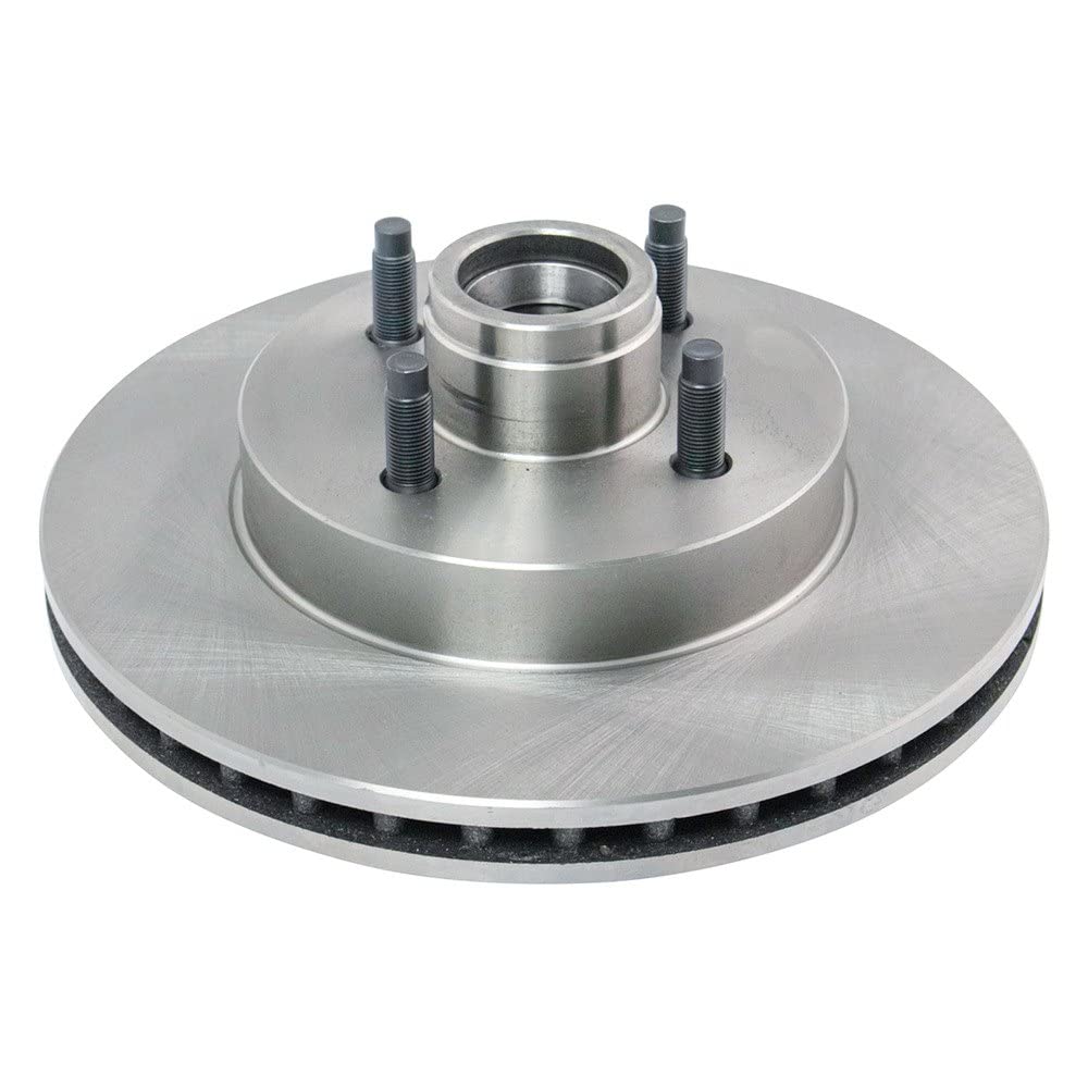 Trq Front Brake Rotors Set Vented Compatible With 1987-1993 Ford Mustang